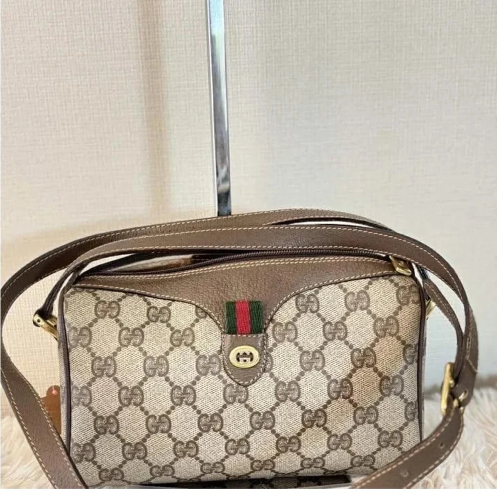Gucci Beige and Brown Crossbody Bag - Picture 2 of 12